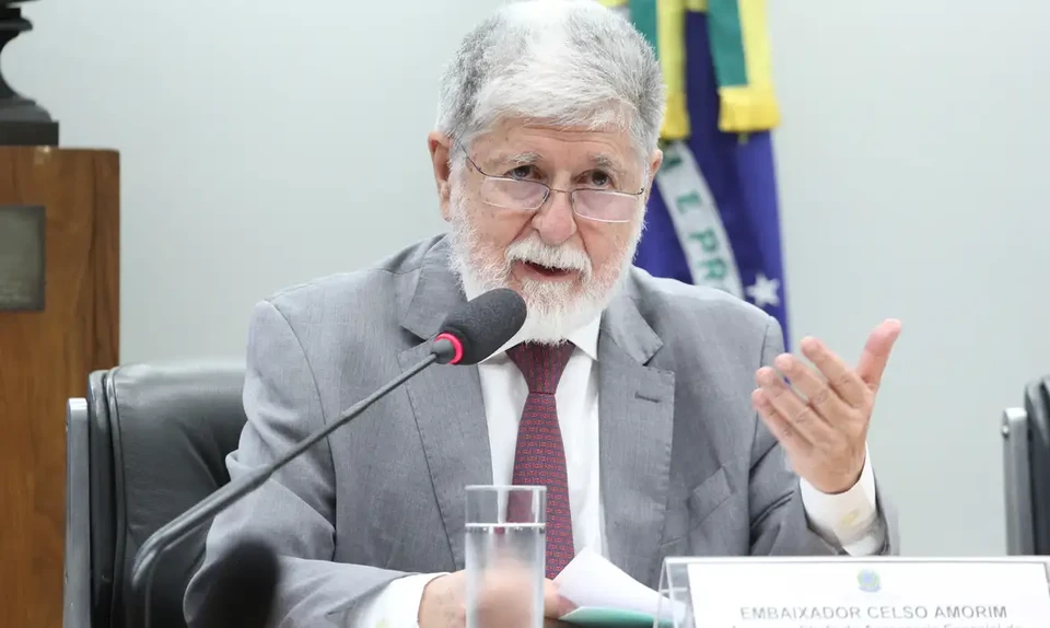 Assessor especial da Presidncia da Repblica, Celso Amorim (foto: Vinicius Loures/Cmara dos Deputados)