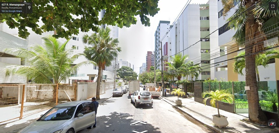 Rua Mamanguape fica em Boa Viagem  (Foto: Google Maps)