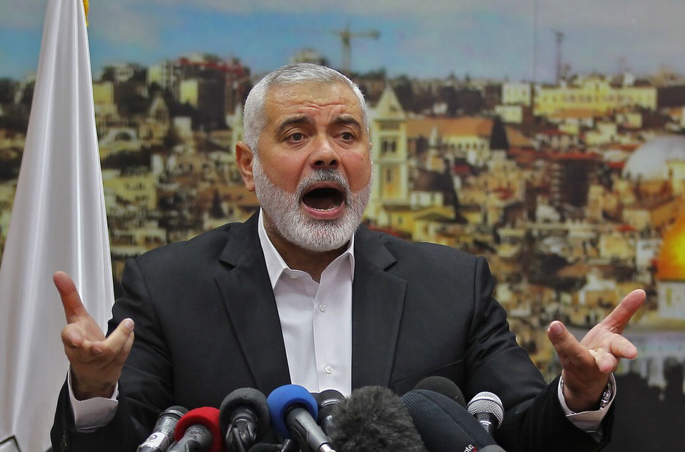 Lder do Hamas, Ismail Haniya (foto: Said Khatib/AFP)