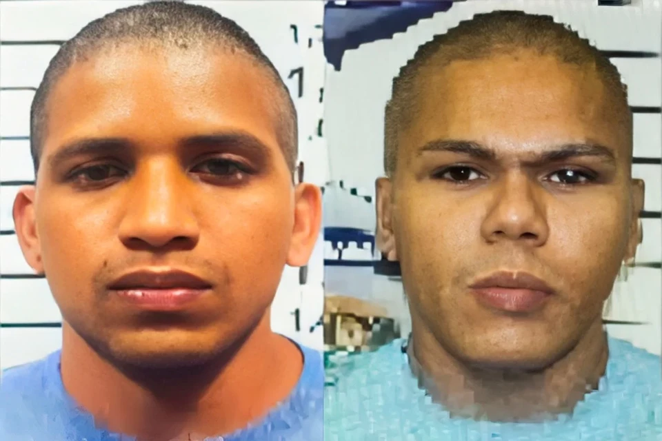 Os dois fugitivos foram os primeiros presidirios a conseguirem fugir de uma priso federal no Brasil (Crdito: Reproduo / IA Cutout)
