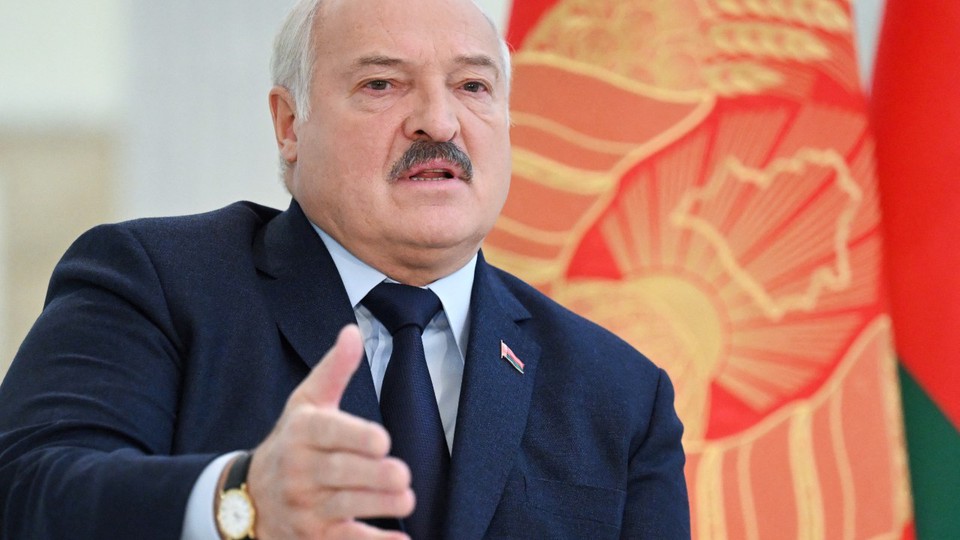Presidente de Bielorrssia, Alexander Lukashenko (foto: Natalia Kolesnikova/AFP )