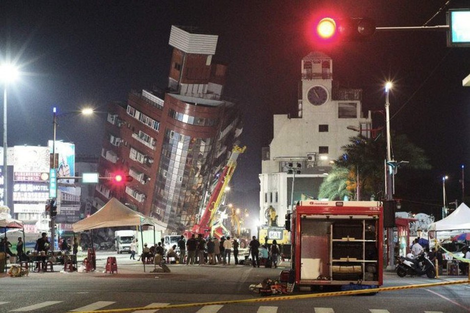 
As autoridades taiwanesas afirmaram que o terremoto e os tremores secundrios foram os mais intensos na ilha em 25 anos  (foto: SAM YEH / AFP)