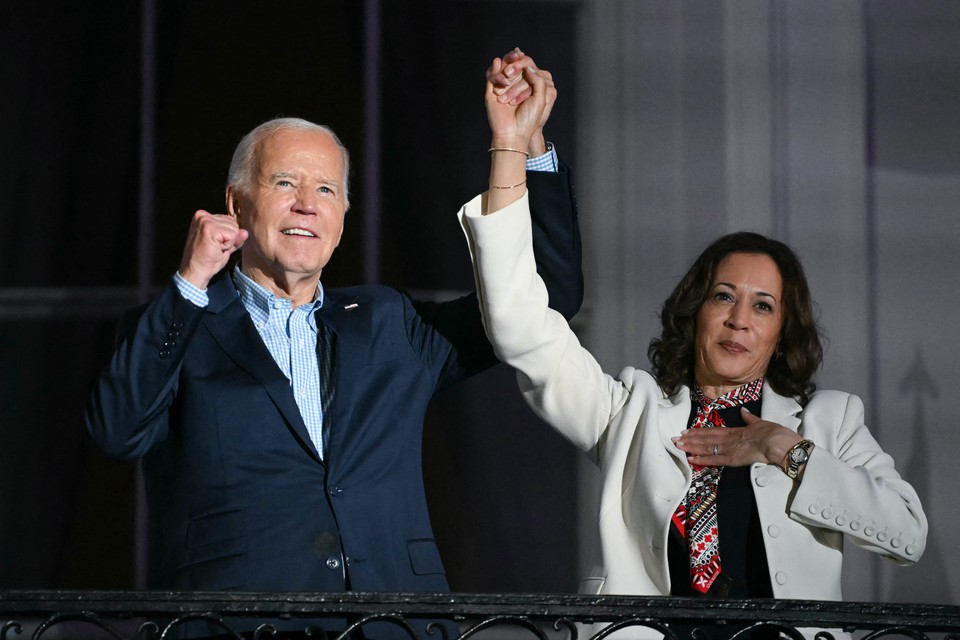 Presidente dos Estados Unidos, Joe Biden e a vice-presidente, Kamala Harris (foto: Mandel NGAN / AFP)