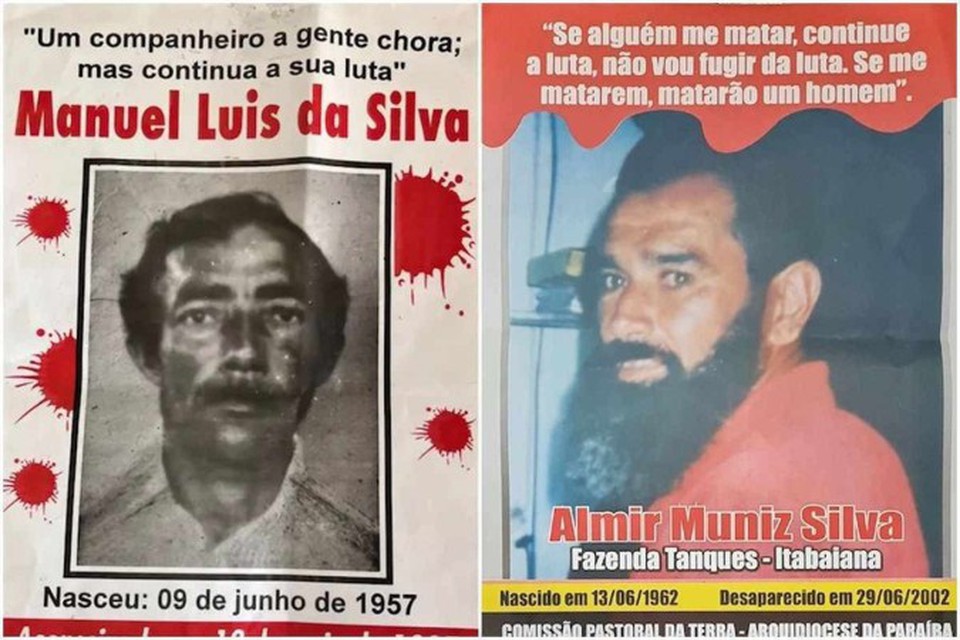 
Os trabalhadores rurais Manoel Luiz da Silva e Almir Muniz foram mortos na Paraba, em 1997 e 2002, respectivamente (foto: Divulgao/Acervo da famlia e CPT Nordeste 2)