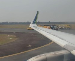 Avio com destino ao Recife faz pouso de emergncia; Gil do Vigor estava no voo (Foto: Reproduo/Instagram)