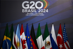 Lderes do G20 iniciam reunio sob presso (Crdito: LUIS ROBAYO/AFP)