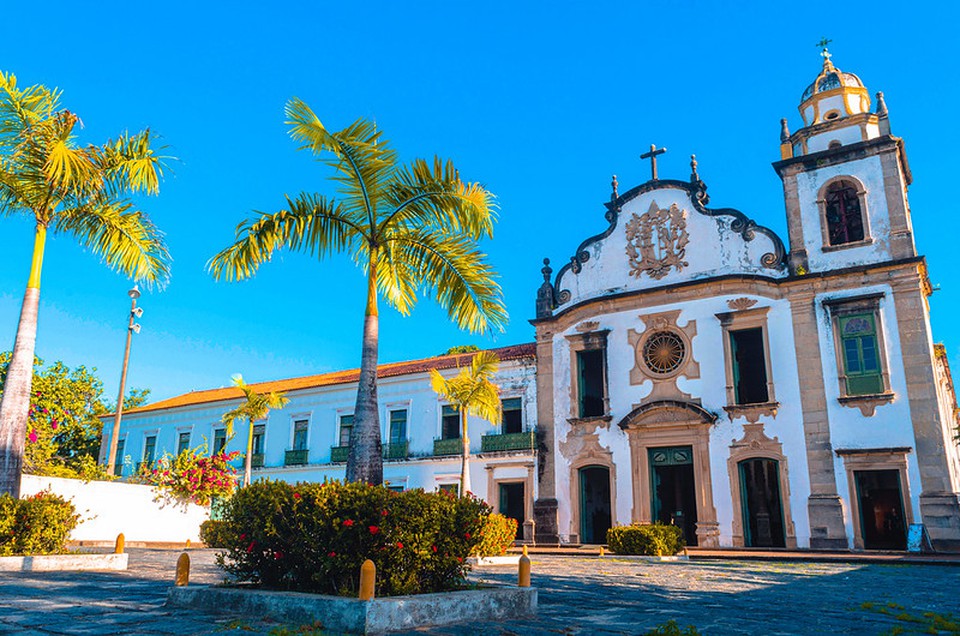 A Igreja e o Mosteiro de So Bento integram um importante complexo arquitetnico barroco em Olinda, sendo tombado nacionalmente (Foto: Prefeitura de Olinda)