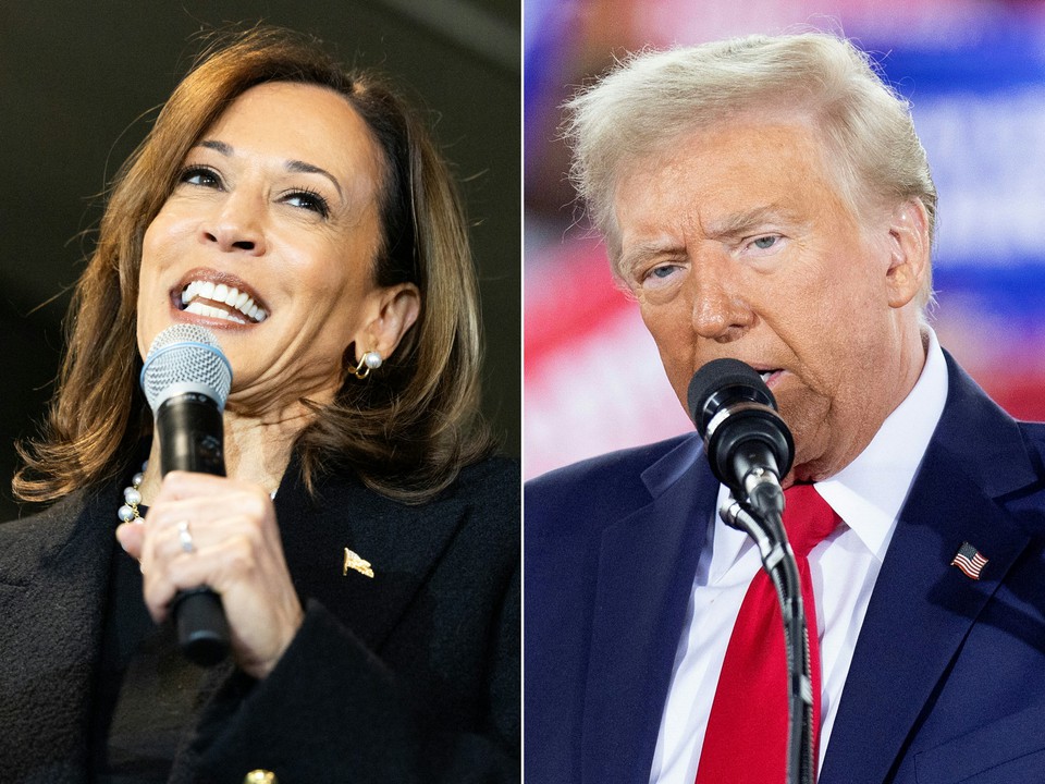 Kamala Harris e Donald Trump  (foto: Ryan M. Kelly, Ryan Collerd / AFP)