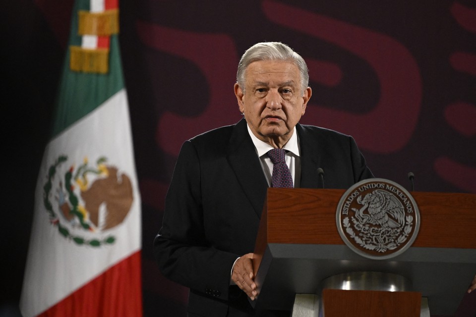 Presidente do Mxico, Andrs Manuel Lpez Obrador (foto: Alfredo ESTRELLA / AFP)