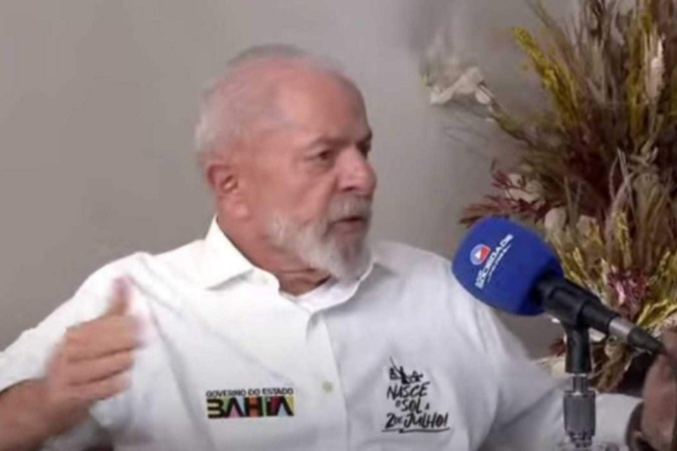 Entrevista do presidente Lula para Rdio Sociedade nesta tera-feira (2/7)  (Crdito: Reproduo Youtube Lula)