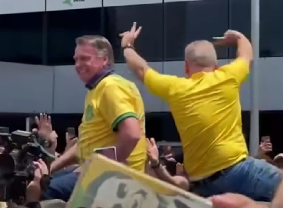 Bolsonaro faz campanha em Joo Pessoa, na Paraba (foto: Reproduo/Redes sociais )