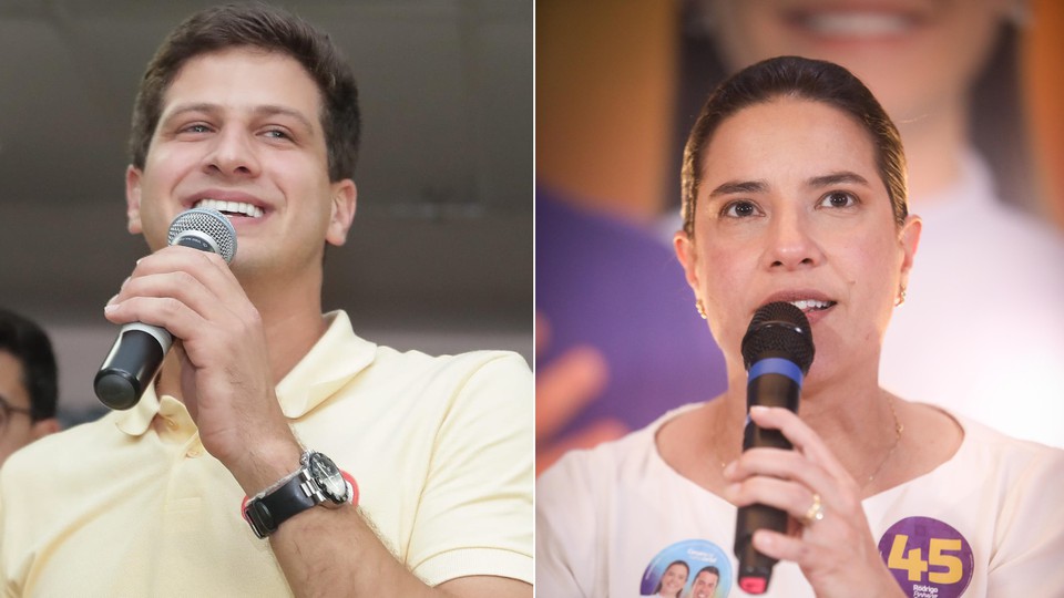 João e Raquel dividem o estado em amarelo e azul (Rafael Vieira/DP Foto e Hesíodo Góes/PSDB)