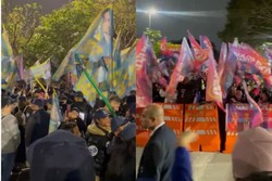 Apoiadores de Boulos e Maral lotam entrada da Globo antes de debate (foto: Renan Porto/Metrpoles)