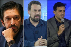 Nunes tem 28%, Boulos 24,9% e Maral 20,5%, diz Paran Pesquisas (Crdito: Governo de So Paulo/Divulgao, Marcelo Ferreira/CB/D.A Press e Minervino Jnior/CB/D.A. Press)