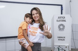 Mirella Almeida lidera as intenes de voto na cidade, com 23,9%