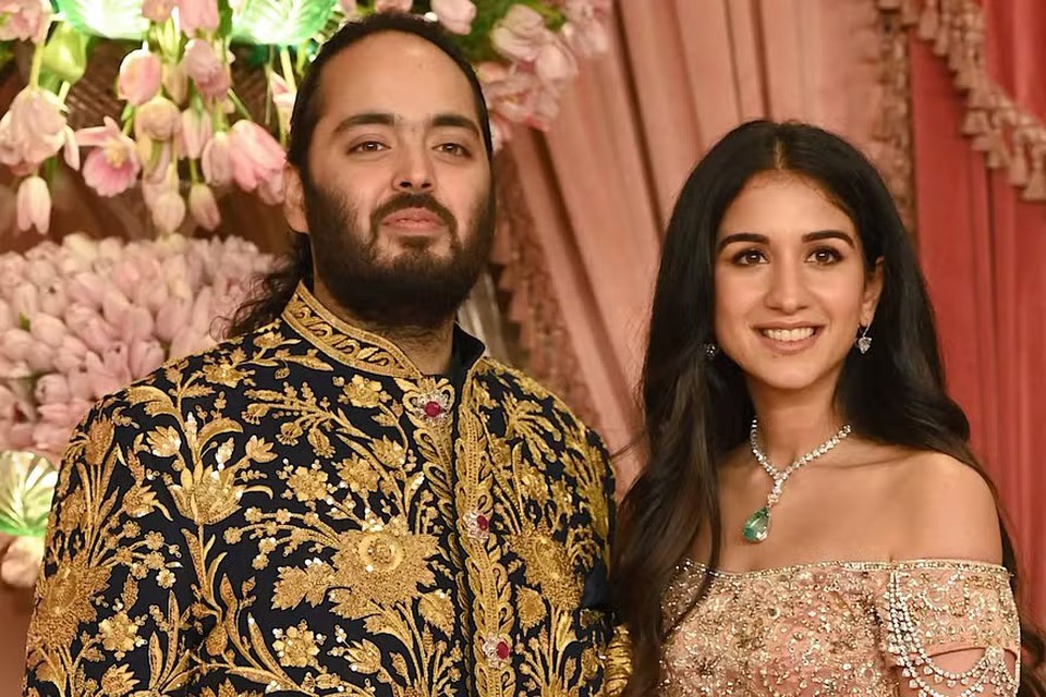 Anant Ambani e Radhika Merchant (foto: SUJIT JAISWAL / AFP)