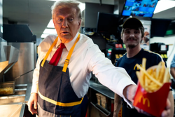 Donald Trump Junior posta carta de demisso do pai da McDonalds (Crdito: AFP)