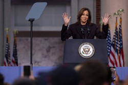 Em 1 discurso aps derrota, Kamala pede para apoiadores reconhecerem resultado e continuarem lutando (foto: JUSTIN SULLIVAN / GETTY IMAGES NORTH AMERICA / Getty Images via AFP)