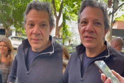 Fernando Haddad vota e cobra rigor da Justia contra Pablo Maral (Crdito: Metrpoles)