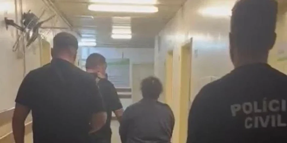 Aps o crime, mulher deu entrada em um hospital, alegando que estava grvida (foto: Divulgao/Polcia Civil)