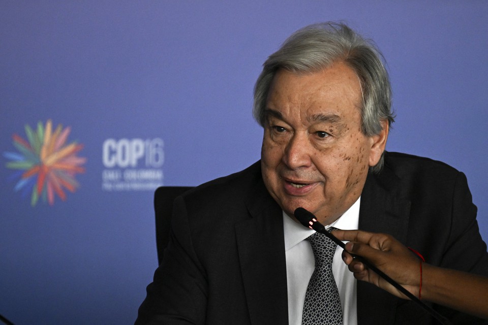 Antnio Guterres, secretrio-geral das Naes Unidas (Foto: JOAQUIN SARMIENTO / AFP)