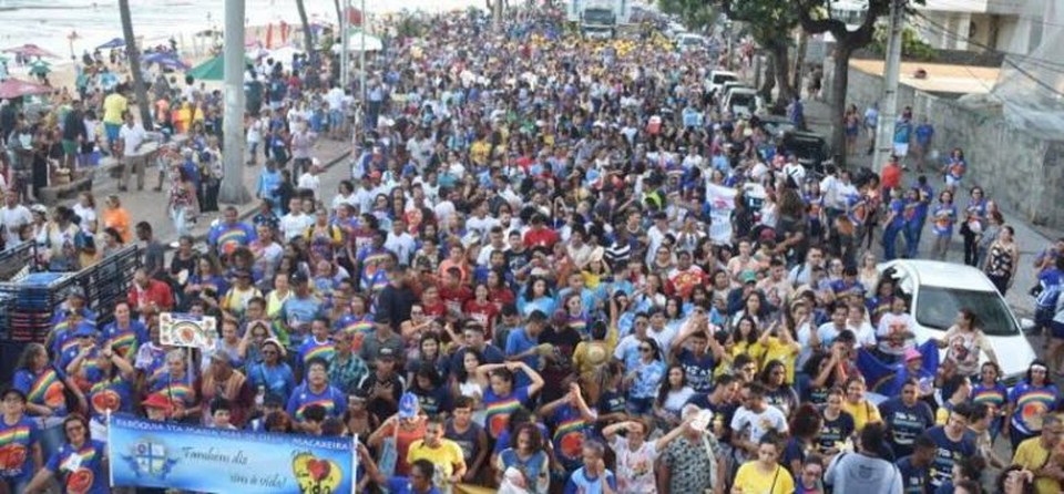 ''Sim  vida" acontece no Recife  (Foto: Arquidiocese de Olinda e Recife )