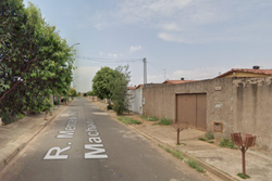 Rua em Uberaba onde aconteceu o crime