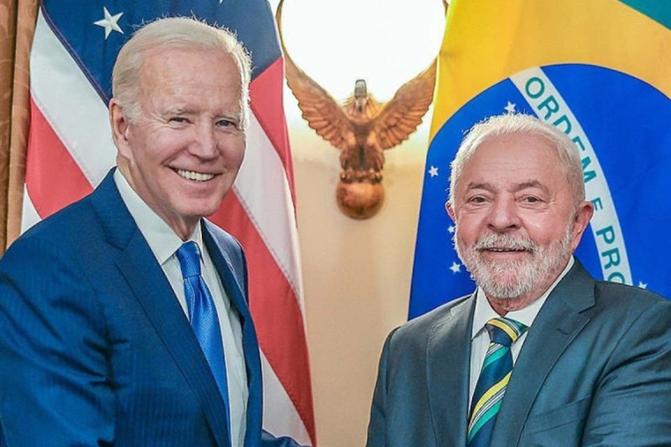 
Lula e Biden conversaram ao telefone por cerca de 30 minutos
 (foto: Ricardo Stuckert/PR)