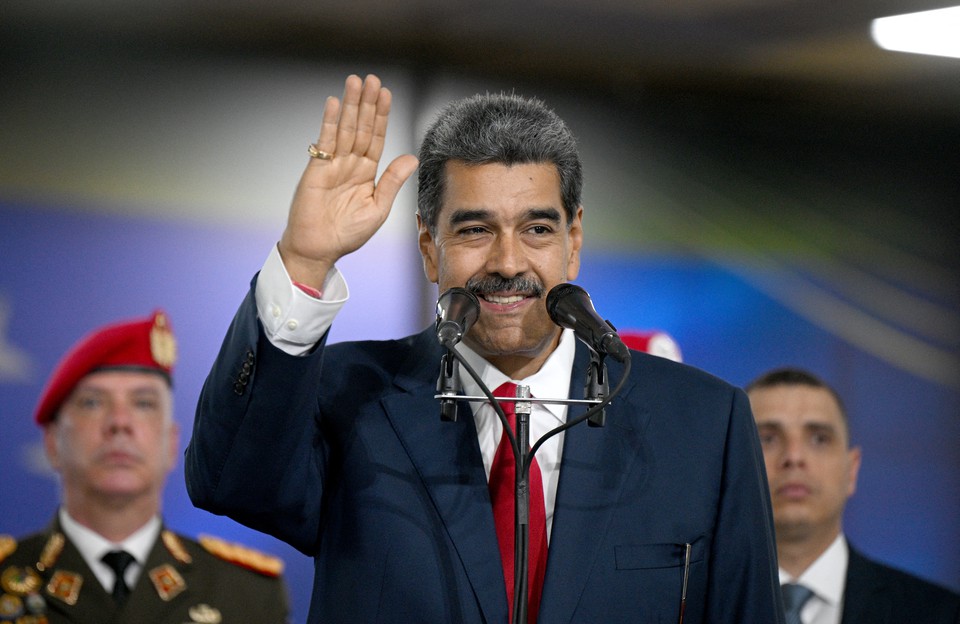 Presidente da Venezuela, Nicols Maduro (foto: Federico PARRA / AFP)