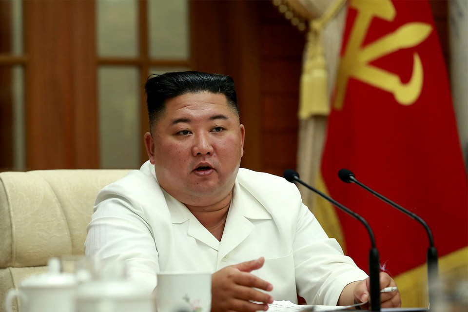 Kim Jong Un, lder da Coreia do Norte (Foto: STR / AFP / KCNA VIA KNS
)