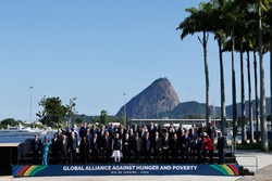 Turbulncias globais marcam o incio da cpula do G20 no Rio  (foto: LUDOVIC MARIN/AFP)