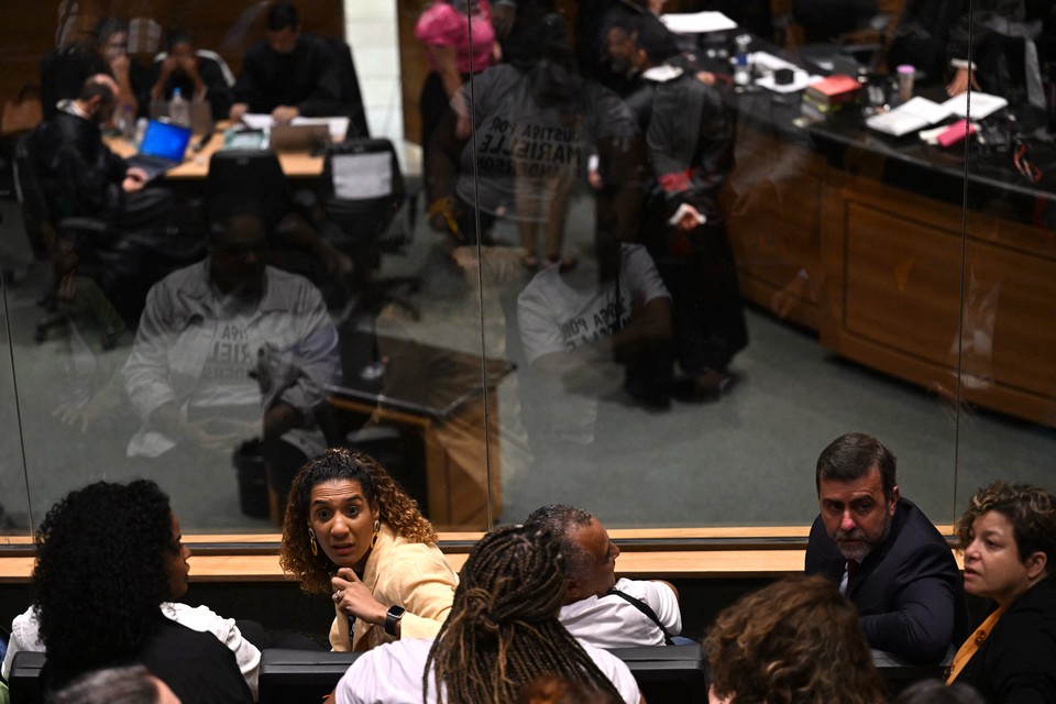 Famlia de Marielle Franco acompanha jri popular (Mauro Pimentel/ AFP
)