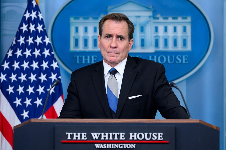 John Kirby, porta-voz do Conselho de Segurana Nacional dos EUA (foto: MANDEL NGAN / AFP)