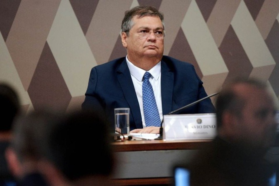 O ministro da Justia e Segurana Pblica, Flvio Dino,  sabatinado para o cargo como ministro do Supremo Tribunal Federal (STF), na Comisso de Constituio e Justia (CCJ) do Senado (foto: ED ALVES/CB/D.A.Press)