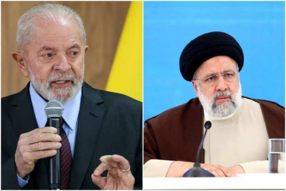 ''Minhas condolncias aos familiares de todas as vtima, ao governo e ao povo iraniano'', disse Lula  (crdito: Fbio Rodrigues Pozzebom/Agncia Brasil e AFP PHOTO / HO / IRANIAN PRESIDENCY)