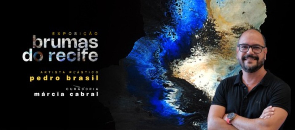 A mostra prope uma jornada sensorial e abstrata, capturadas com maestria atravs da tcnica expressionista abstrata de Pedro Brasil (Crdito: Divulgao )