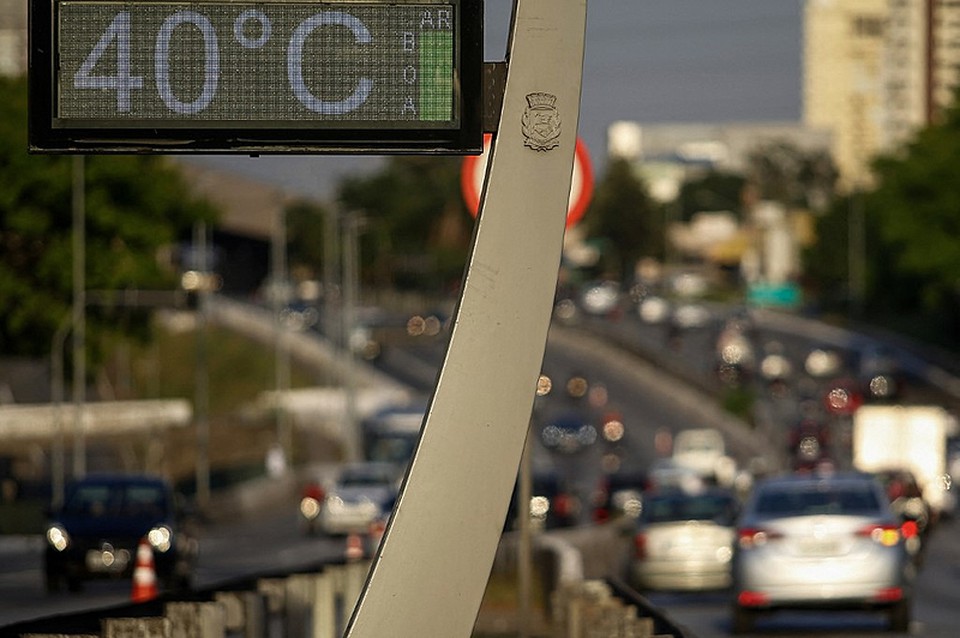 O ano de 2023 foi considerado o mais quente j registrado (foto: Miguel Schincariol / AFP)