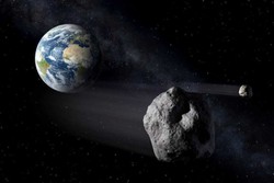 Asteroide do tamanho de uma montanha passar perto da Terra no sbado (foto: Pierre Carril/ESA)