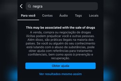 Instagram  acusado de racismo por associar mulher negra a drogas (Foto: Reproduo/Instagram
)