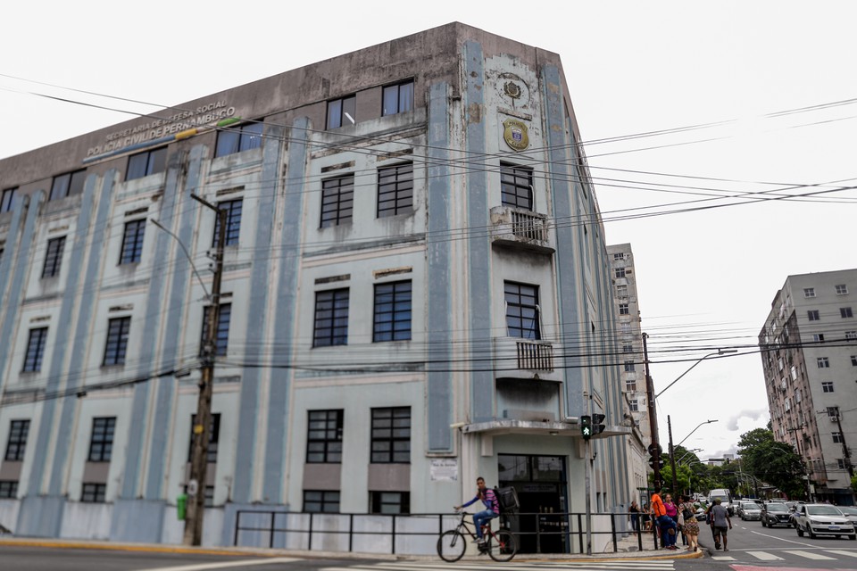 Sede da Polcia Civil pernambucana, no Centro do Recife  (Foto: Rafael Vieira/Arquivo DP )