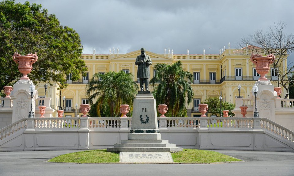 A previso da direo  entregar o Bloco 1 (histrico) do Museu Nacional em abril de 2026 (Tomaz Silva/Agncia Brasil)