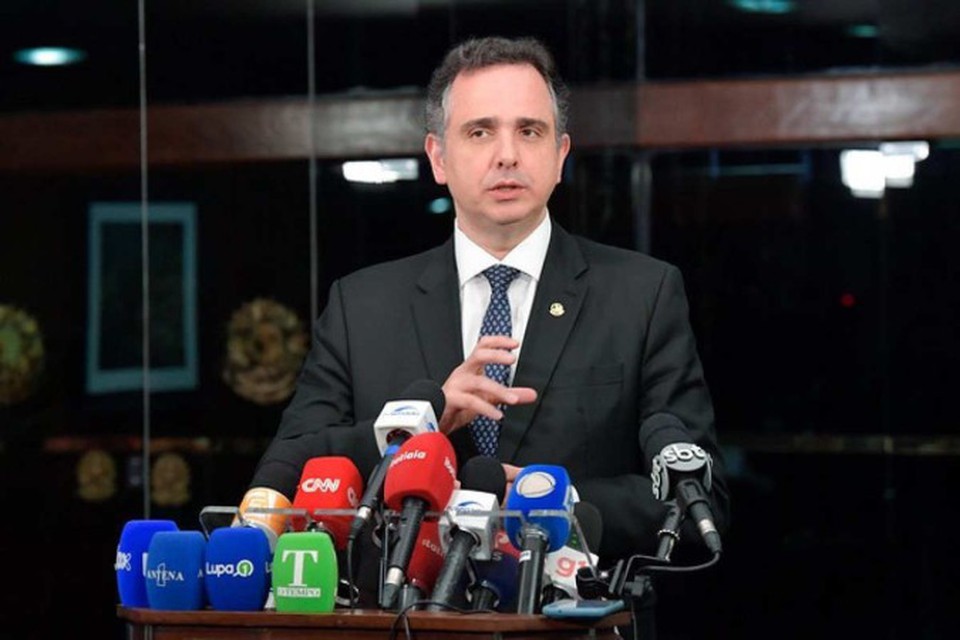 
"Estamos buscando um amplo acordo, um pacote robusto em benefcio ao municipalismo brasileiro", afirmou Pacheco  (foto: Reproduo/Jonas Pereira/Agncia Senado)