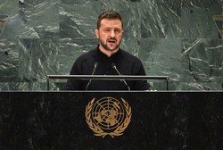 Zelensky acusa Rssia na ONU e diz que jamais aceitar paz imposta por Moscou (foto: TIMOTHY A. CLARY / AFP)