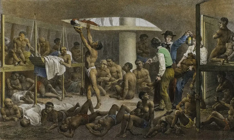 A Abolio da Escravatura foi instituda pela Lei urea h 136 anos (Crdito: Johann Moritz Rugendas)