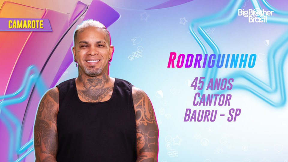 Rodriguinho, do grupo Os Travessos, tem 45 anos (Divulgao/Globo)