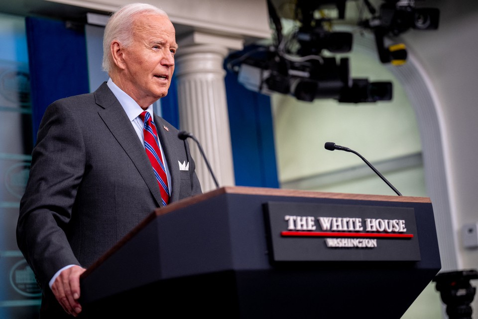 Presidente dos Estados Unidos, Joe Biden   (foto: Andrew Harnik / GETTY IMAGES NORTH AMERICA / Getty Images via AFP)