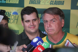 Bolsonaro esteve em BH em evento com Bruno Engler