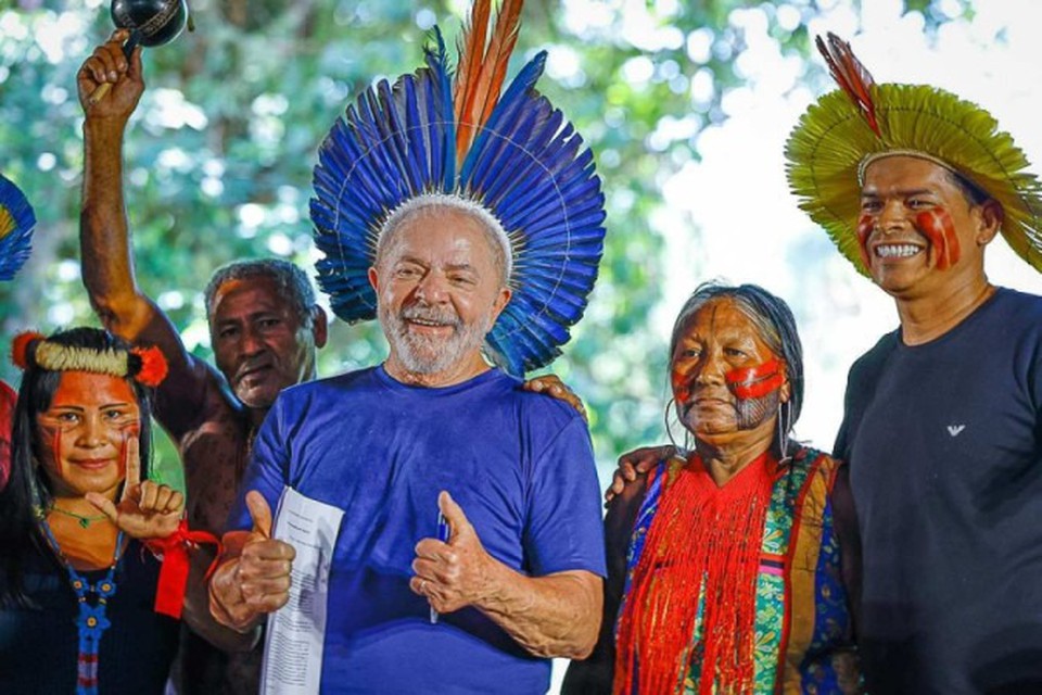 De acordo com Alexandre Padilha, Lula decidiu por vetar o marco temporal, respeitando integralmente a Constituio Brasileira, e as decises recentes do STF (foto: Ricardo Stuckert/PR)