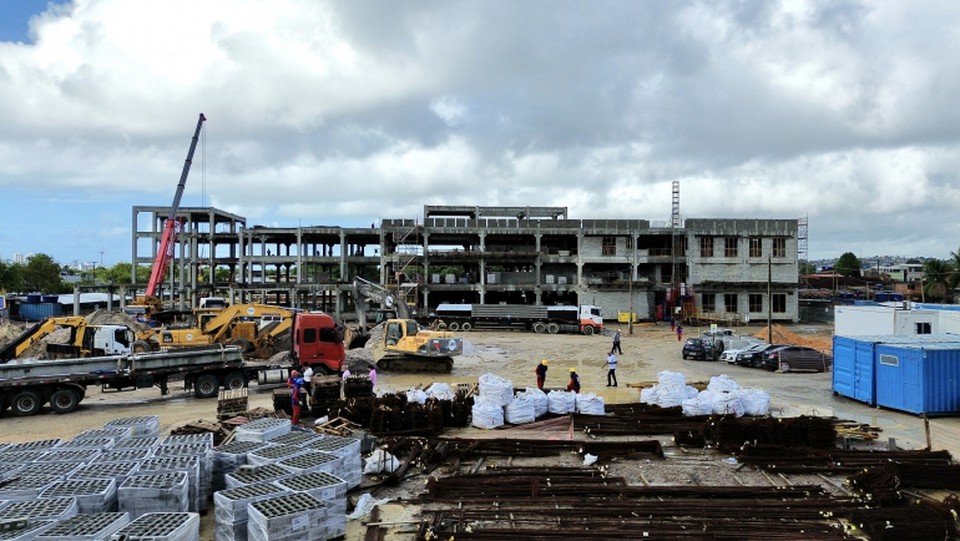 Hospital da Criana est sendo construdo em Areias, no Recife  (Foto: Prefeitura do Recife )