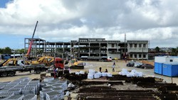  Obras do Hospital da Criana do Recife atingem 65% da estrutura fsica e ser entregue em dezembro  (Foto: Prefeitura do Recife )